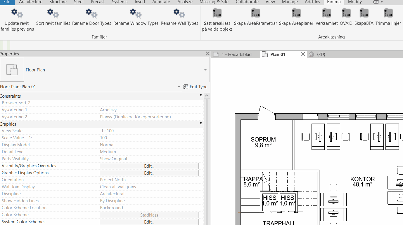 Revit-plugin demonstration - Family Renamer